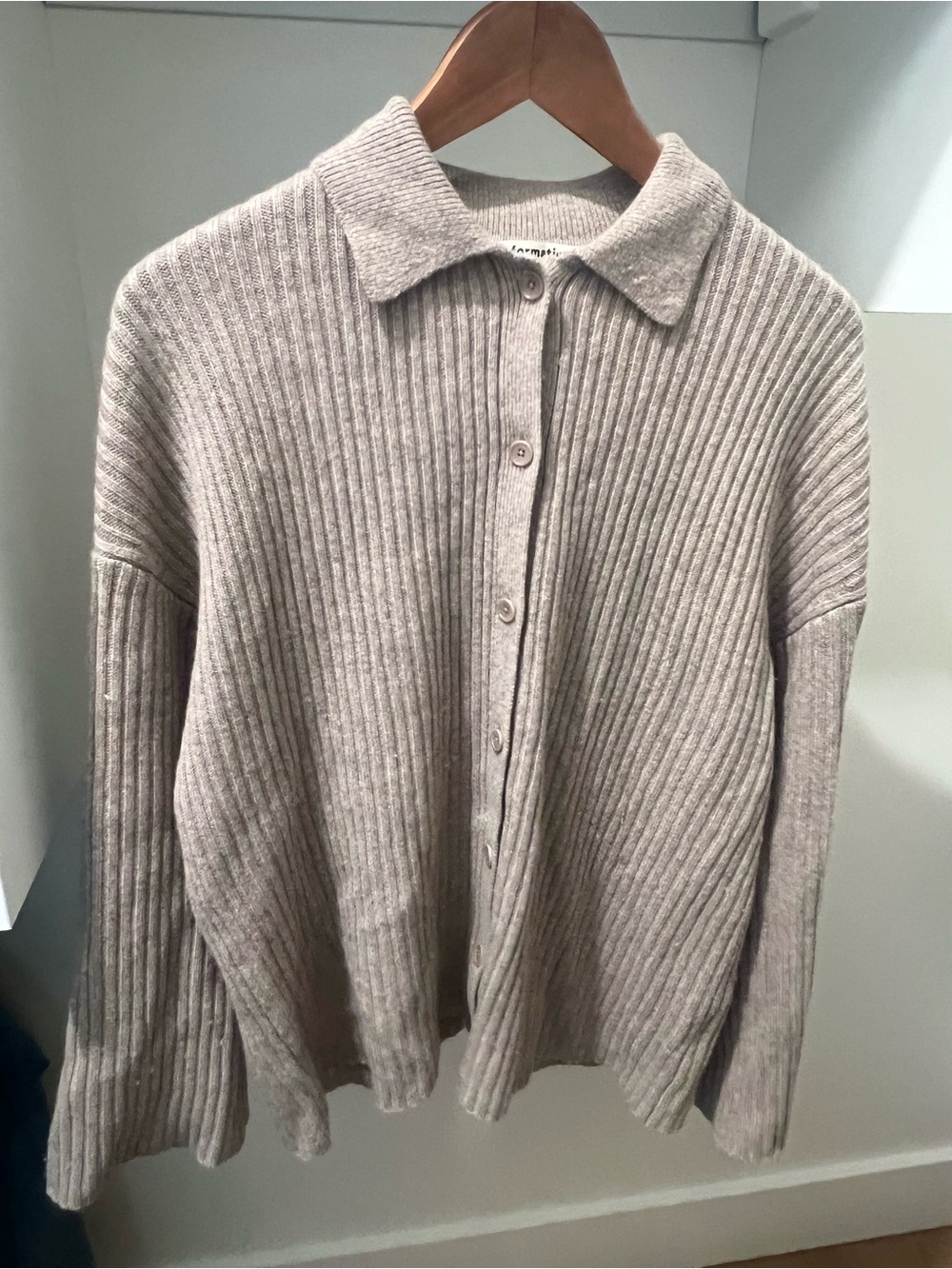 Reformation Fantino Sweater - Taupe